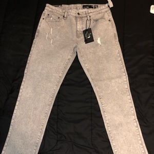 WXYZ Slim Fit Gray Jean Size 32W/30L